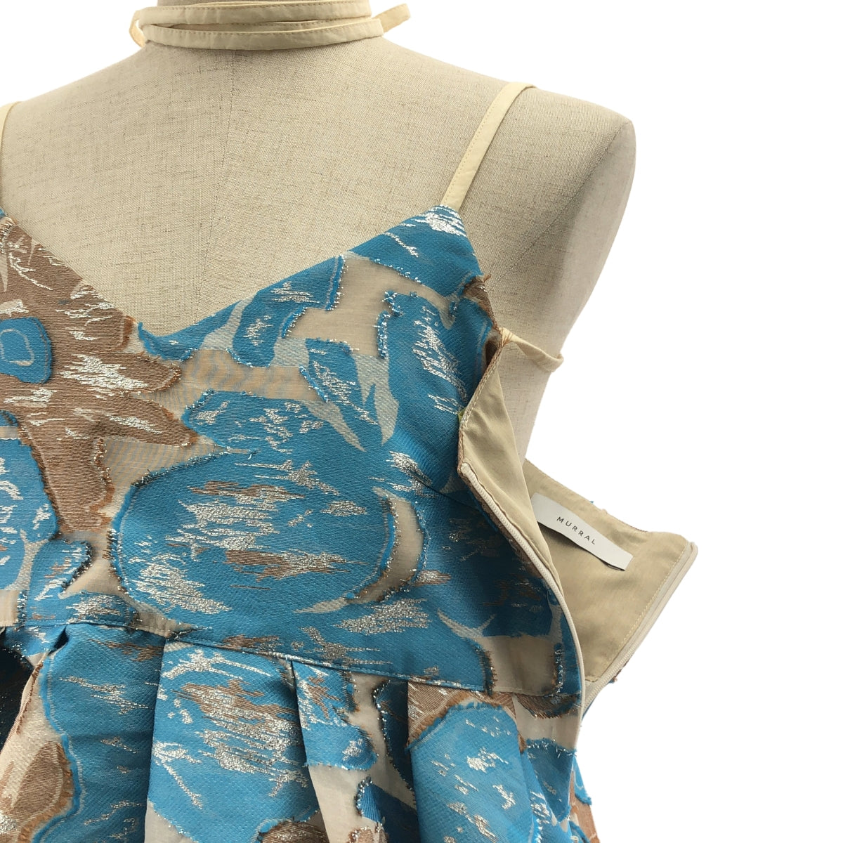 MURRAL / ミューラル | 2023SS | Flower quartz jacquard camisole top / クオーツジャガード キャミソールトップ |