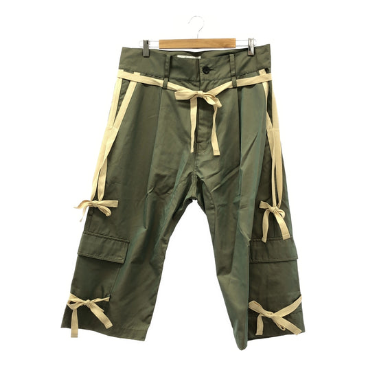 【新品】  prasthana / プラスターナ | hang strings cargo trousers / パンツ | M | カーキ | メンズ