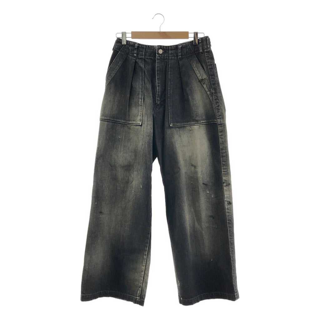 YOKE / ヨーク | 2025SS | × ANCELLM アンセルム / ダメージ加工 デニムパンツ | S | メンズ