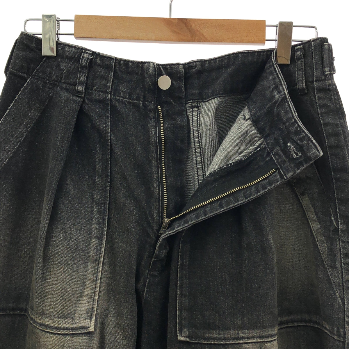 YOKE / ヨーク | 2025SS | × ANCELLM アンセルム / ダメージ加工 デニムパンツ | S | メンズ