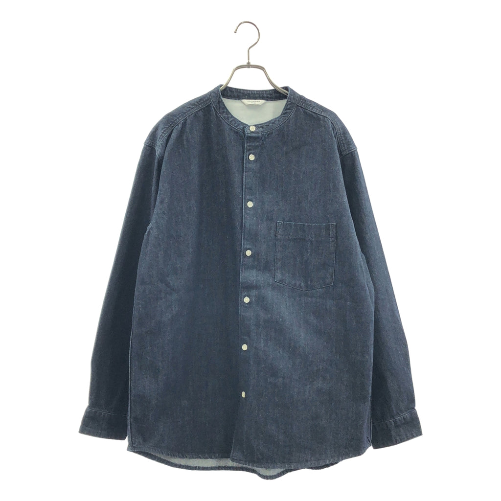URBAN RESEARCH DOORS / アーバンリサーチドアーズ | デニムバンドカラーシャツ | L | メンズ