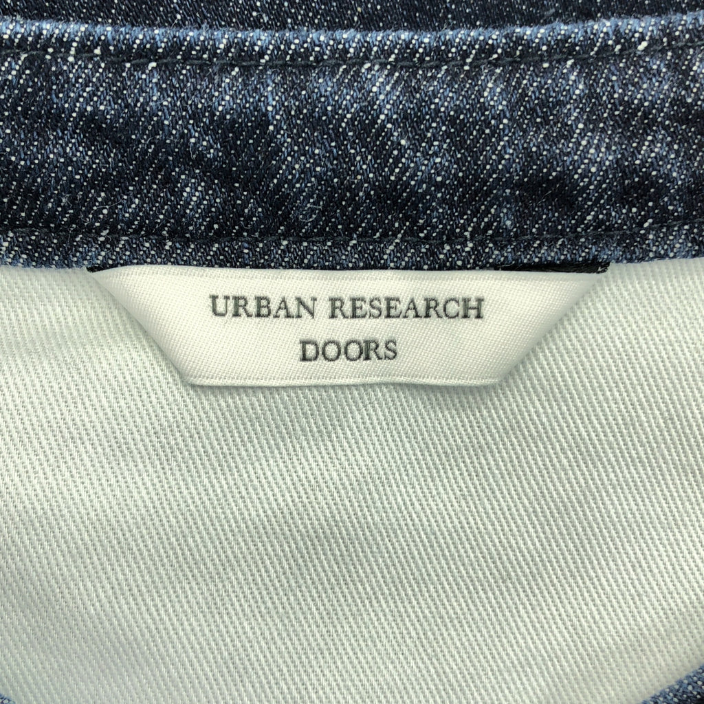 URBAN RESEARCH DOORS / アーバンリサーチドアーズ | デニムバンドカラーシャツ | L | メンズ