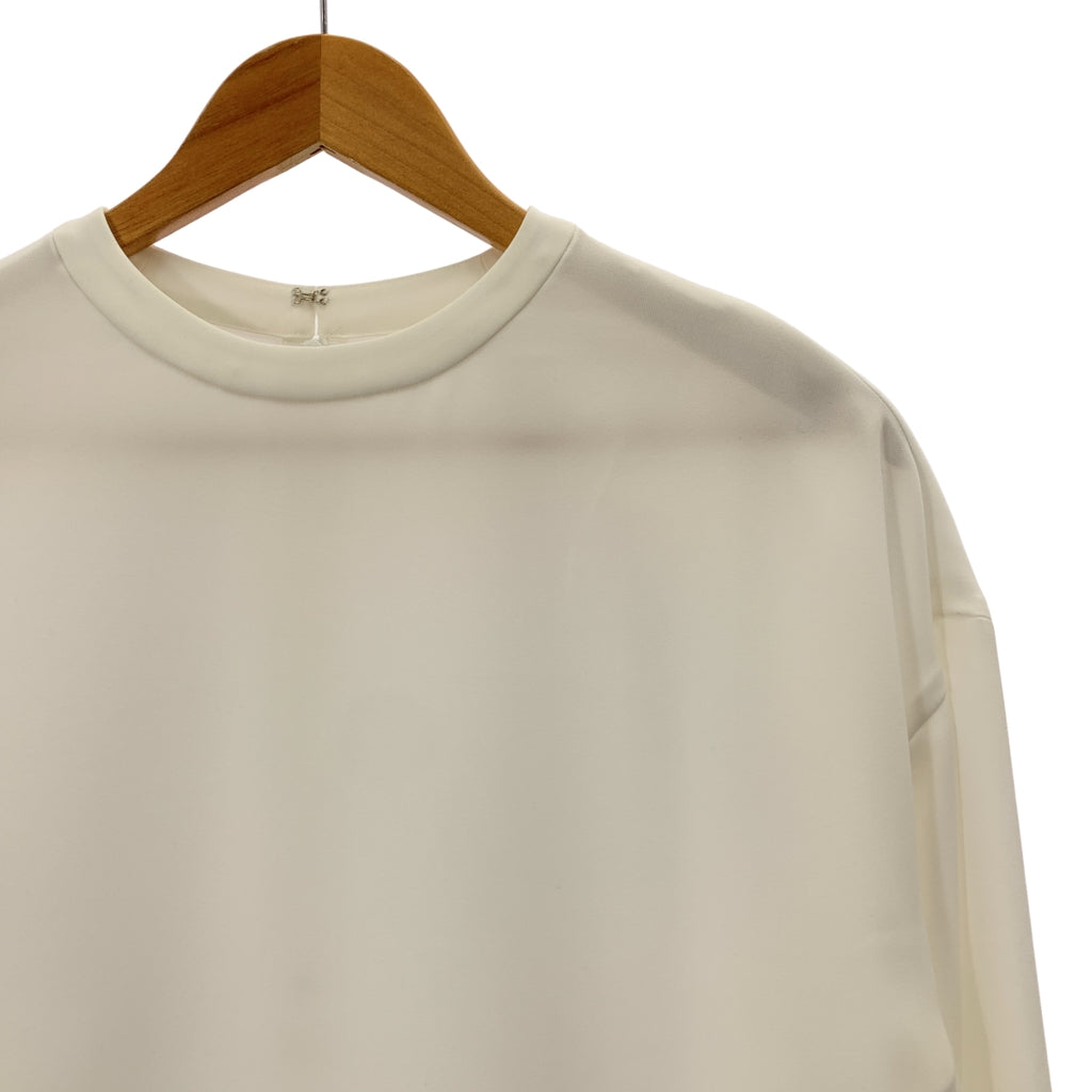 【미품】 ENFOLD / 엔폴드 | 2025SS | COLLAR PARTS PULLOVER 컬러 파트 풀오버 롱 슬리브 컷소우 |