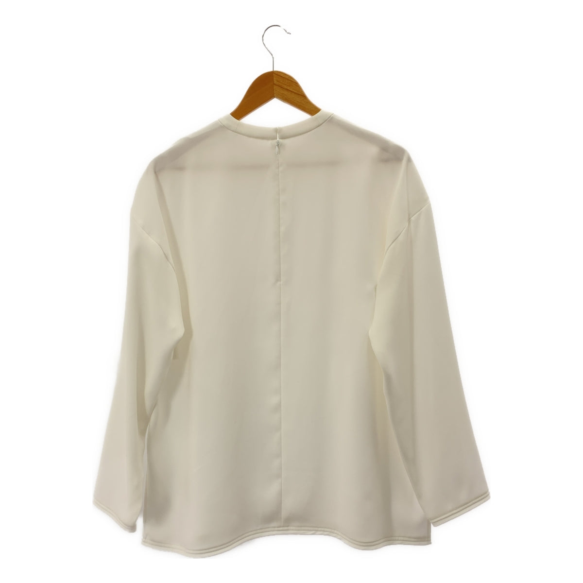 【미품】 ENFOLD / 엔폴드 | 2025SS | COLLAR PARTS PULLOVER 컬러 파트 풀오버 롱 슬리브 컷소우 |