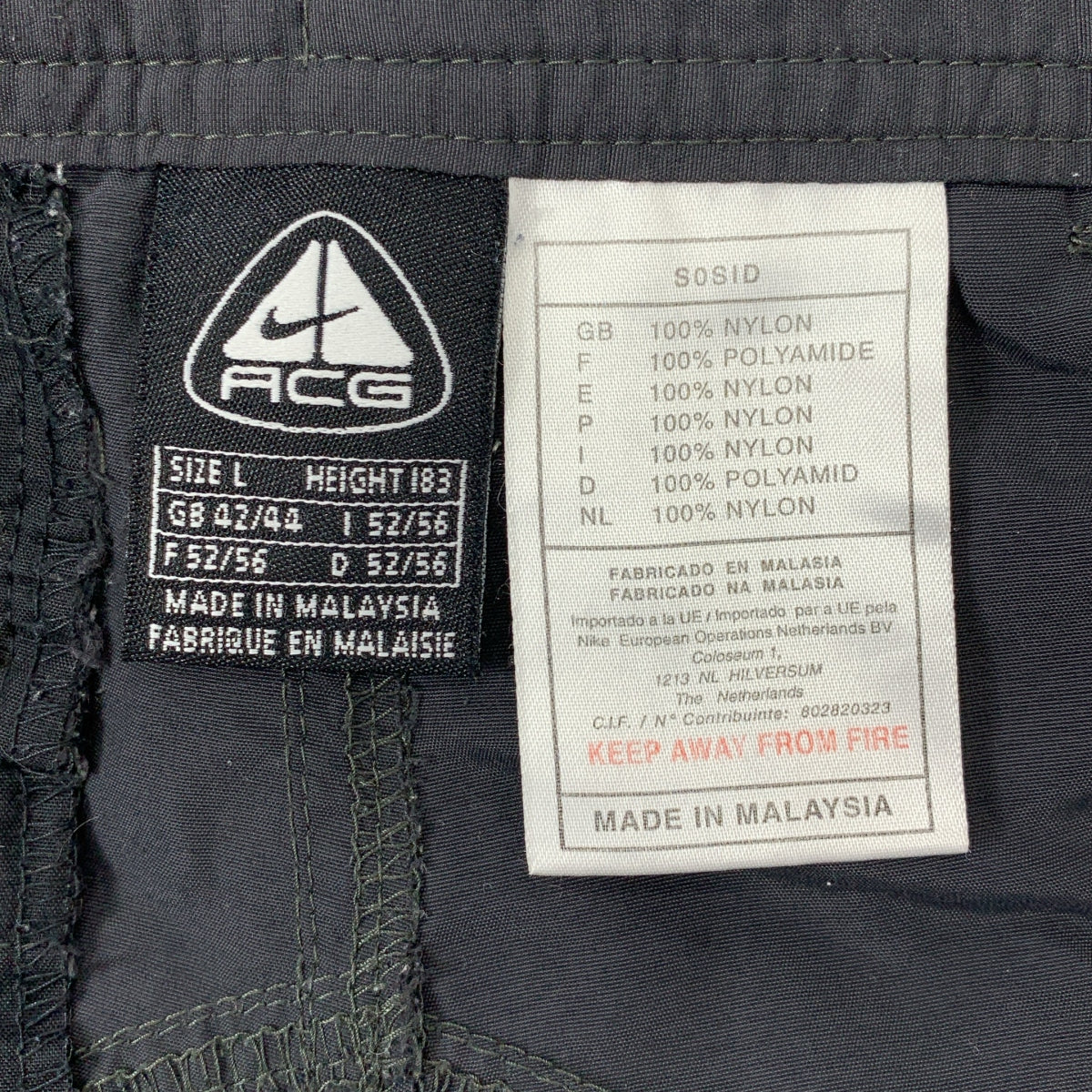 NIKE ACG / 나이키 에시지 | 드로스트링 이지 팬츠 | L | 남성