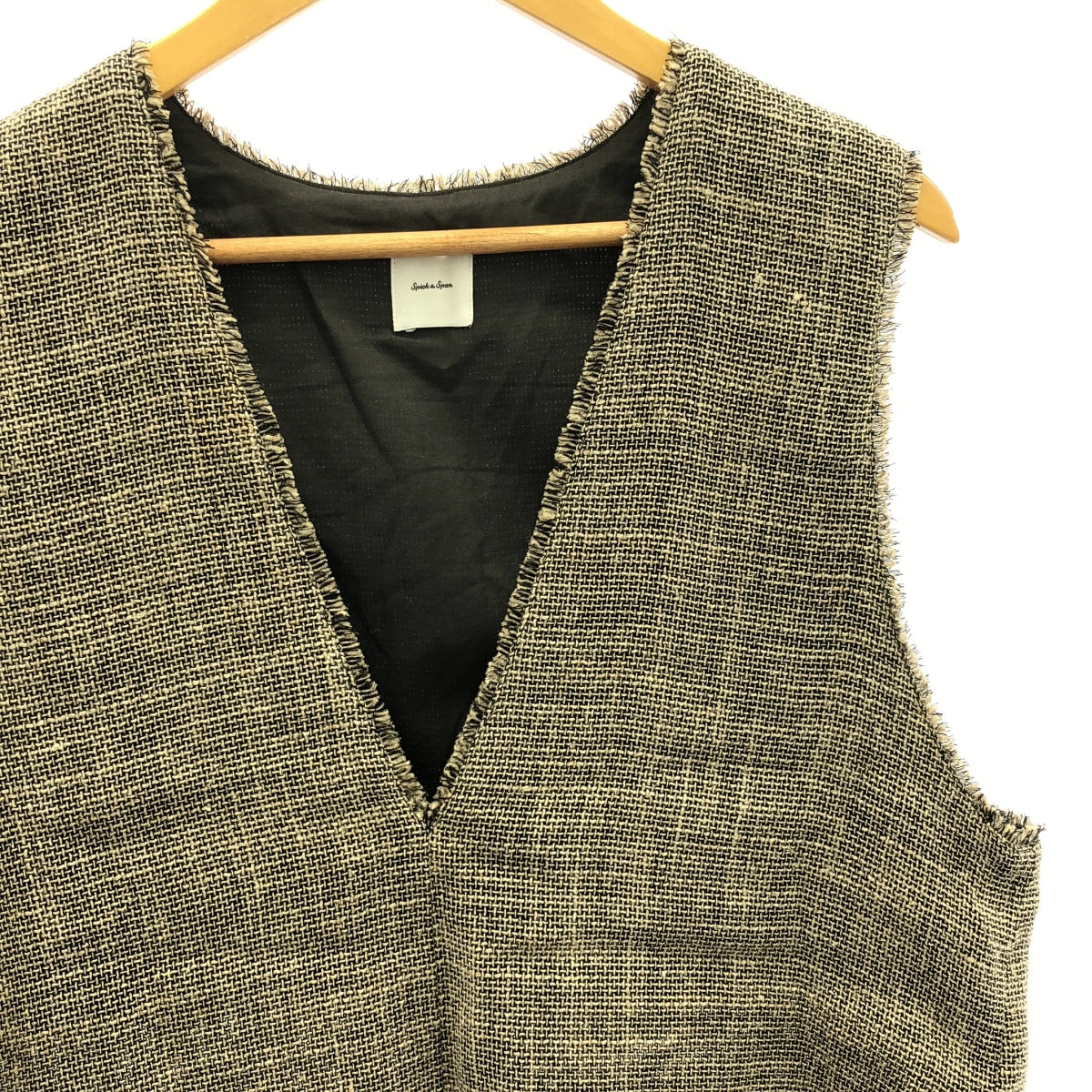 Spick and Span | 2023SS | Linen tweed vest |