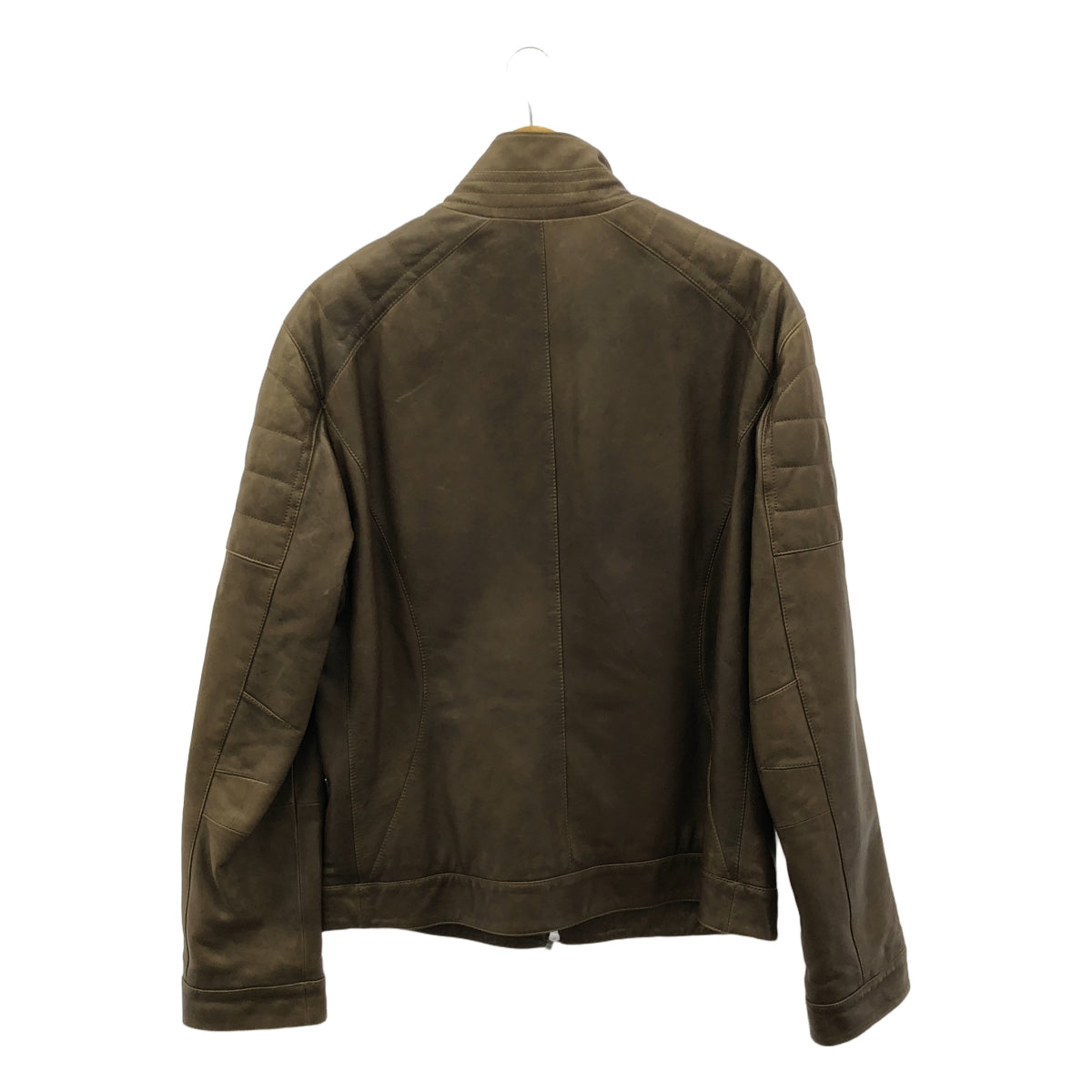 BRUNELLO CUCINELLI / ブルネロクチネリ | レザー シングル ライダースジャケット | M | メンズ