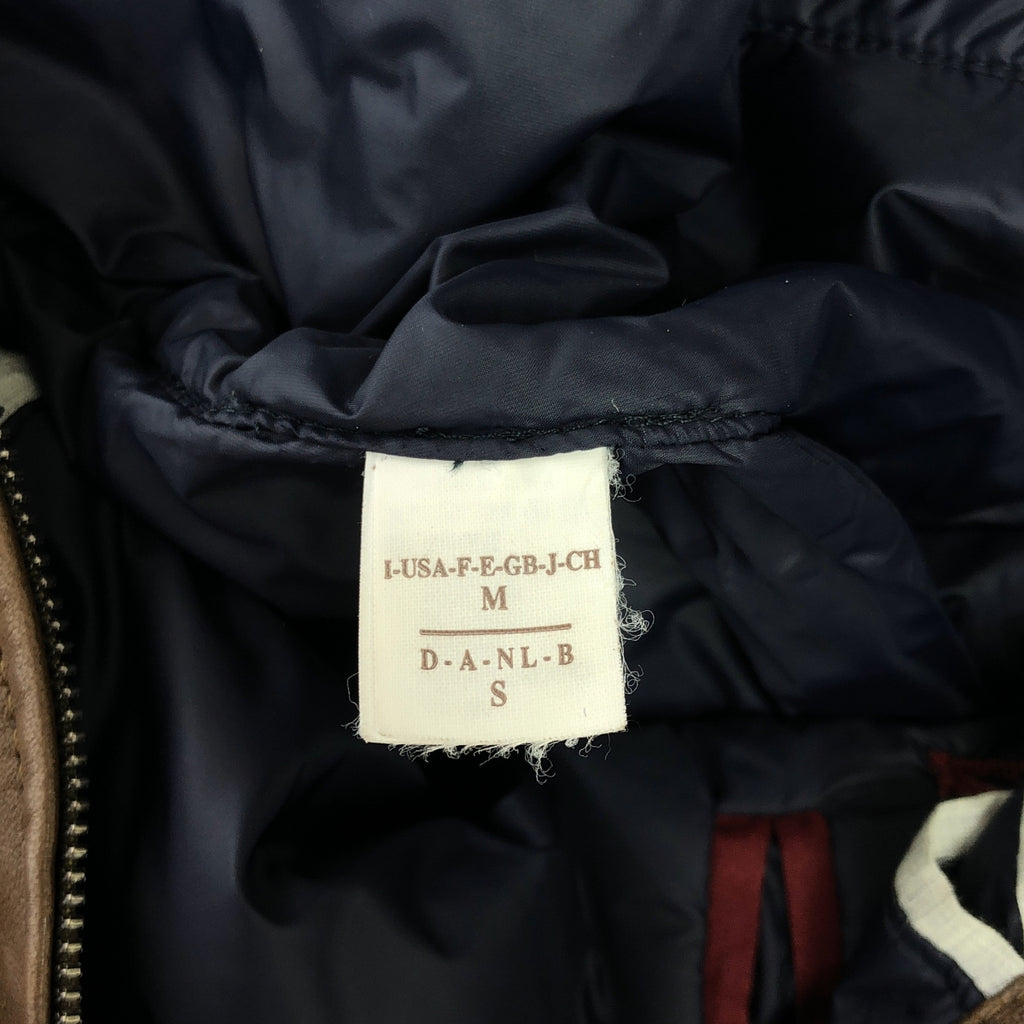 BRUNELLO CUCINELLI / ブルネロクチネリ | レザー シングル ライダースジャケット | M | ブラウン | メンズ