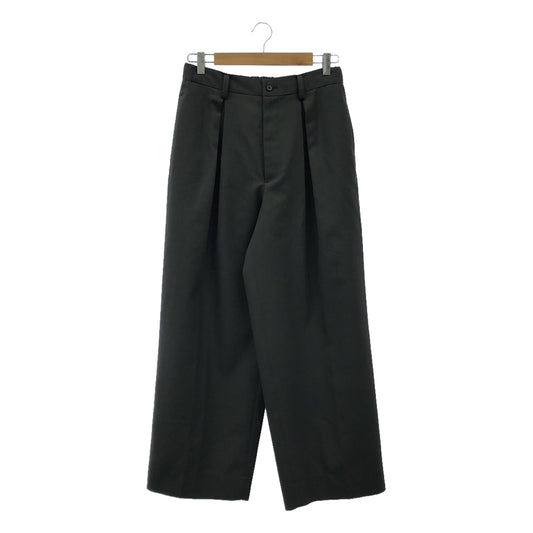 【美品】  stein / シュタイン | EASY WIDE TROUSERS / ドローストリング イージー ワイドパンツ | M | gray khaki | メンズ