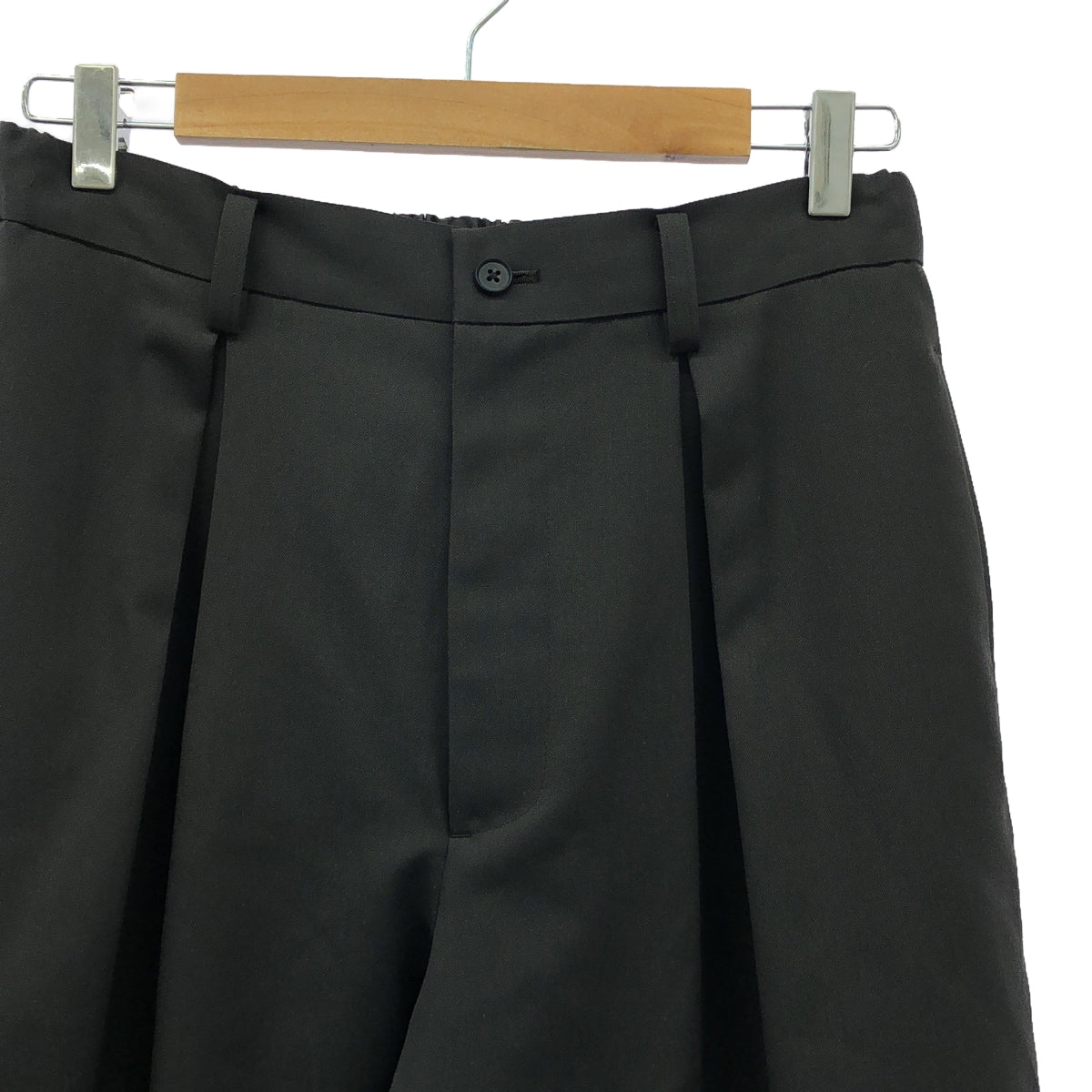 【美品】  stein / シュタイン | EASY WIDE TROUSERS / ドローストリング イージー ワイドパンツ | M | gray khaki | メンズ