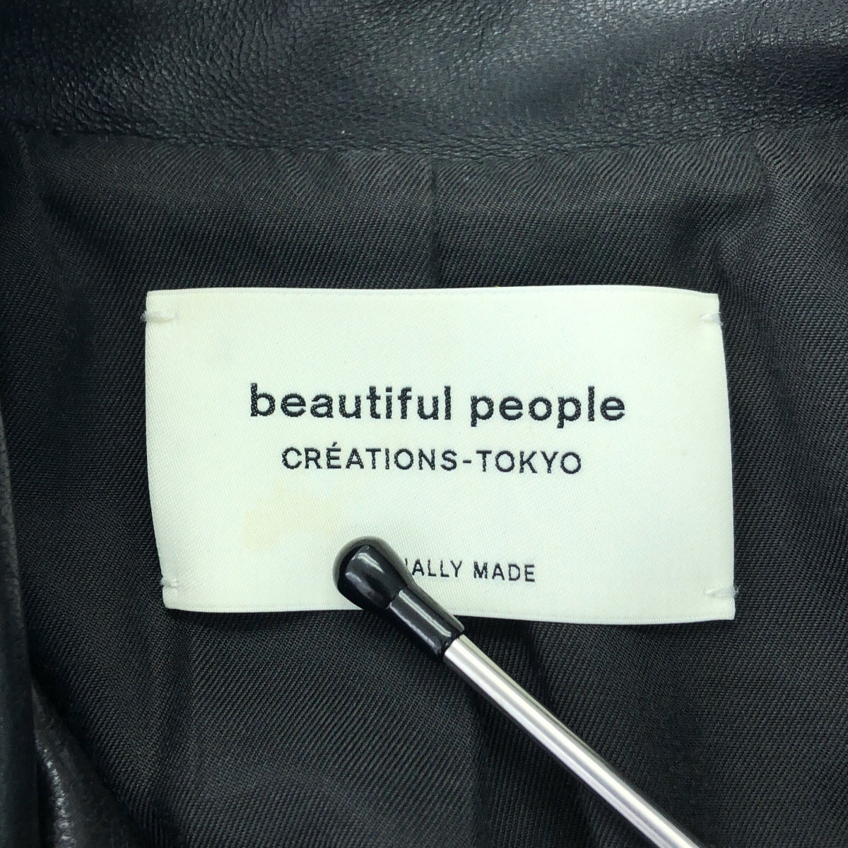 beautiful people / 뷰티풀 피플 | 키즈 램 가죽 라이더스 재킷 | 130 | 여성