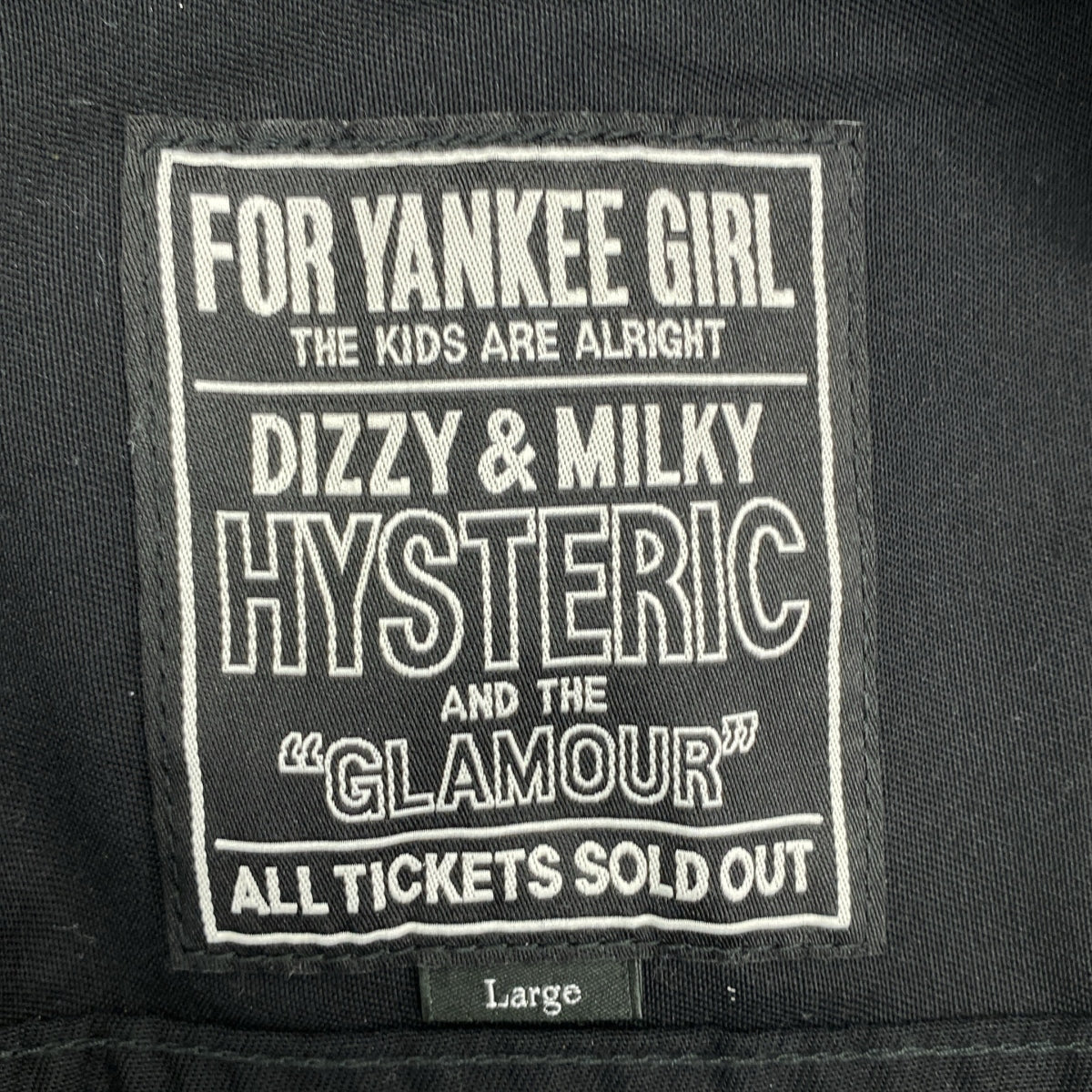 [狀況極佳] HYSTERIC GLAMOUR | HYSTERIC MOTOR 連身褲 | L碼 | 黑色 | 男款