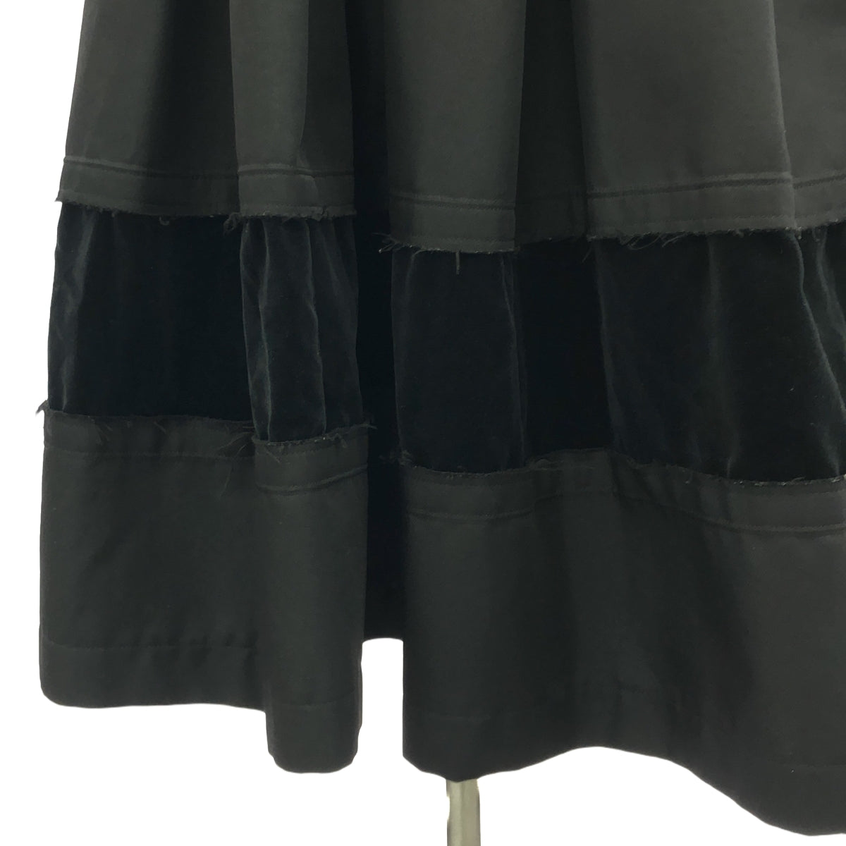 COMME des GARCONS COMME des GARCONS / 콤콤 | 2020AW | 벨루어 재단 플레어 이지 스커트 | S | 여성