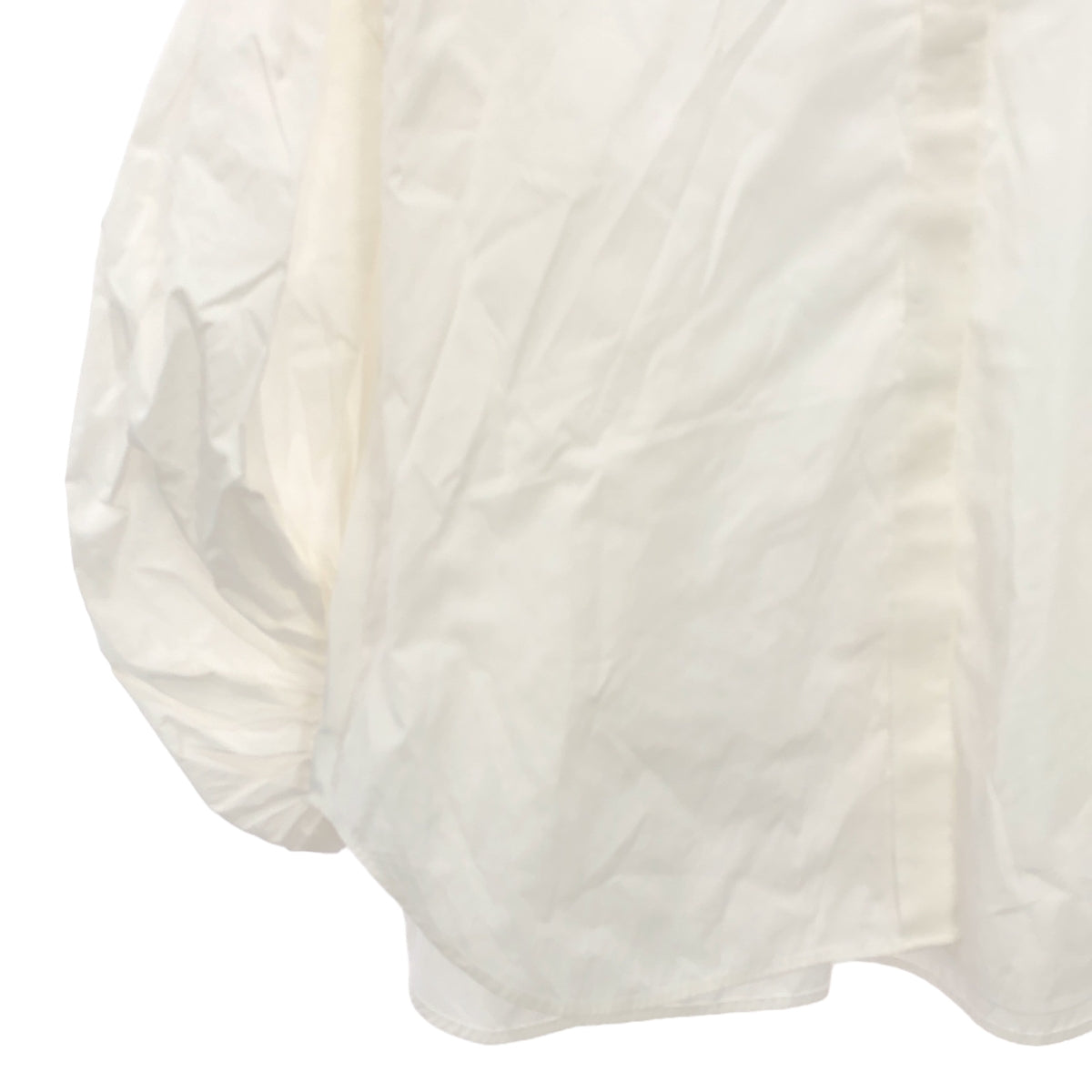 Plage / Plage | 2023AW | R'IAM Taffeta Volume Shirt | F | White | Women's