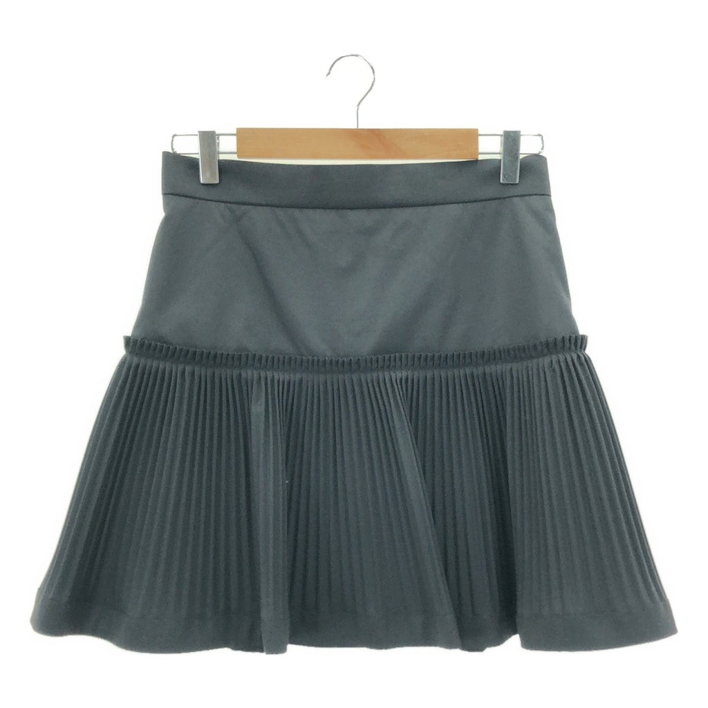 【미품】 Max Mara / 맥스 마라 | 2022AW | NAVONA 주름 미니 스커트 | 36 | 블랙 | 여성