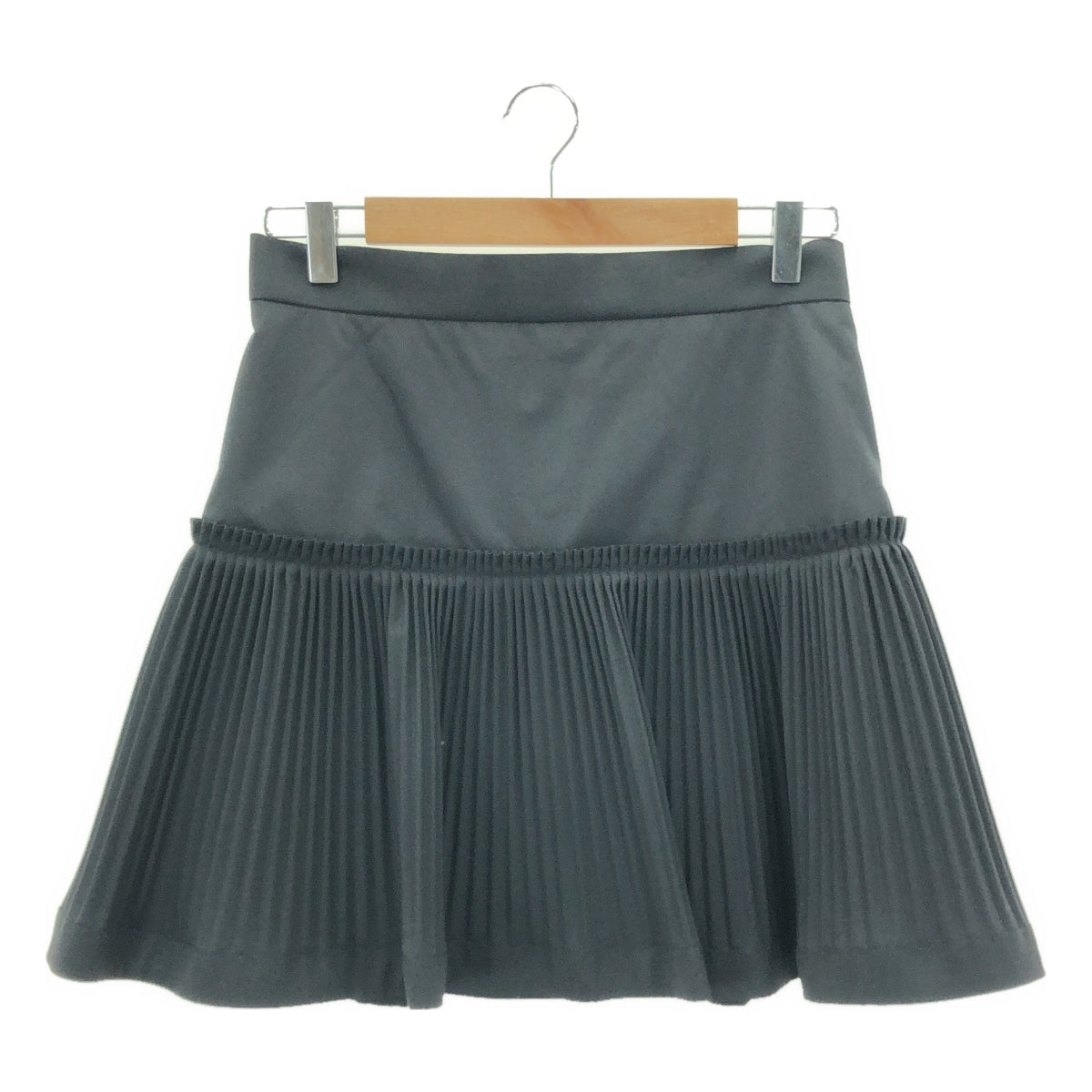 [狀況良好] Max Mara | 2022秋冬 | NAVONA 褶皺迷你裙 | 36 |黑色 |女性的