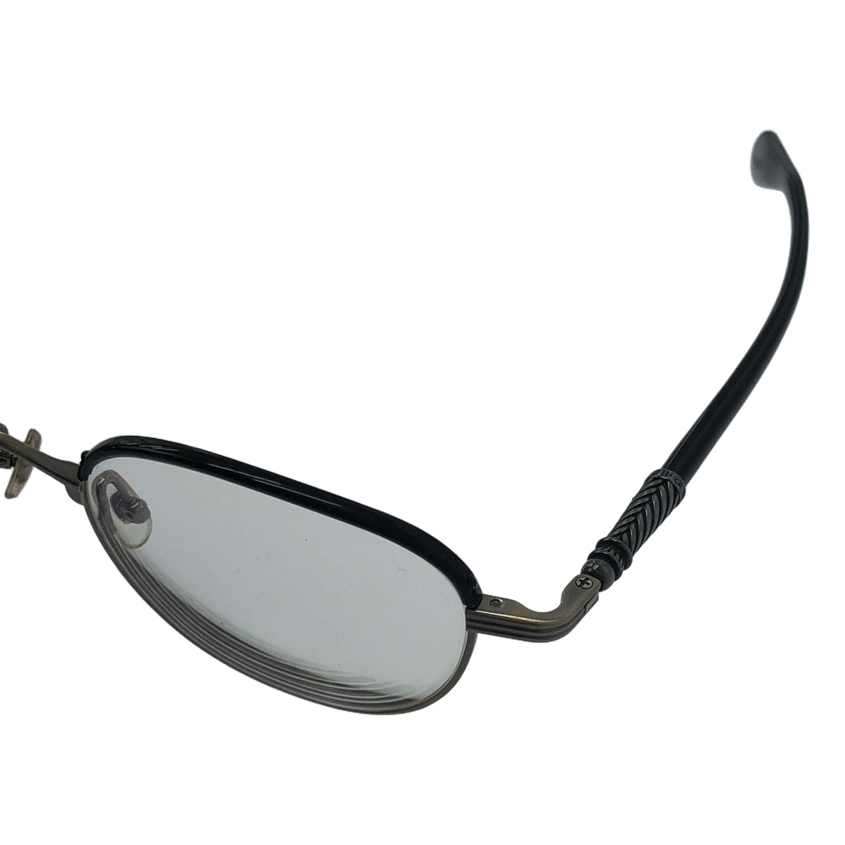 CHROME HEARTS / クロムハーツ | GAG BKIAS ボストン サングラス メガネ アイウェア 眼鏡 | 49□21-145 | ブラック/シルバー