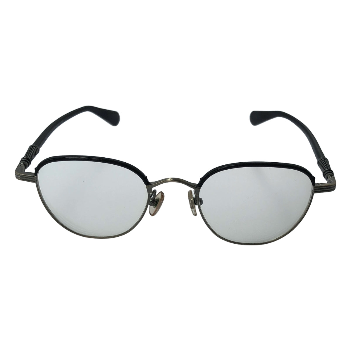 CHROME HEARTS / クロムハーツ | GAG BKIAS ボストン サングラス メガネ アイウェア 眼鏡 | 49□21-145 | ブラック/シルバー