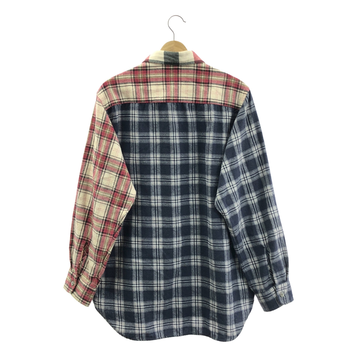 Needles / ニードルス | × KITH / Ribbon Cuts Flannel Shirt / 再構築 フランネル オーバー シャツ | XL | メンズ