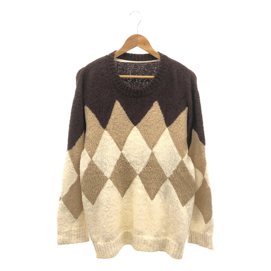 sacai / 사카이 | 2023SS | Jacquard Argyle Knit / 자카드 아가일 니트 | 3 | 여성