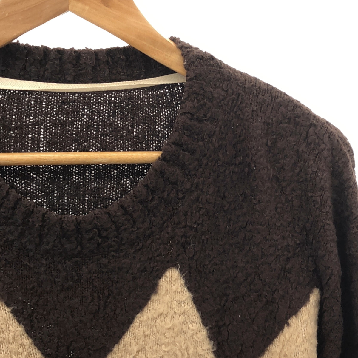 sacai / 사카이 | 2023SS | Jacquard Argyle Knit / 자카드 아가일 니트 | 3 | 여성
