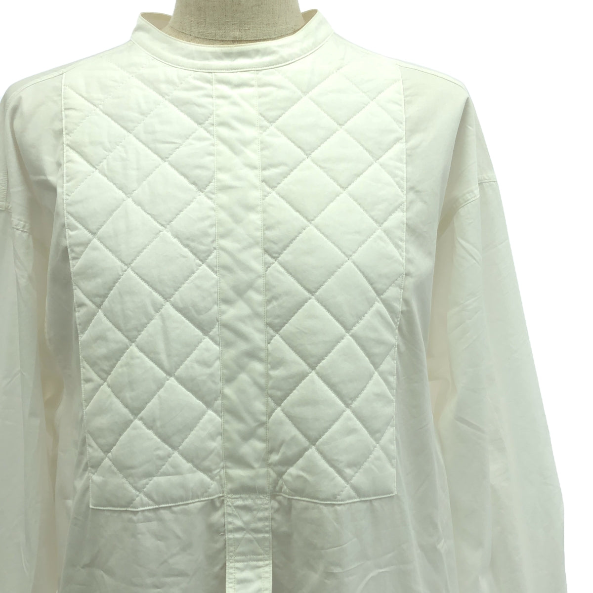 JANE SMITH | Quilted shirt dress | 36 | White | Women's