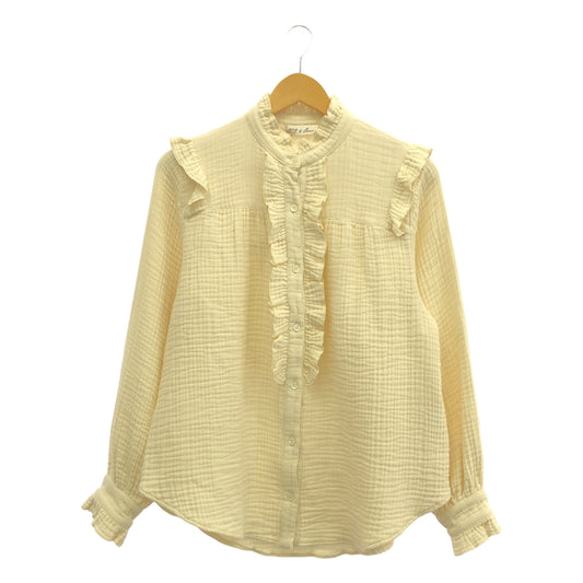 Cloth &amp; Cross | Cotton ruffle blouse | F | Women's