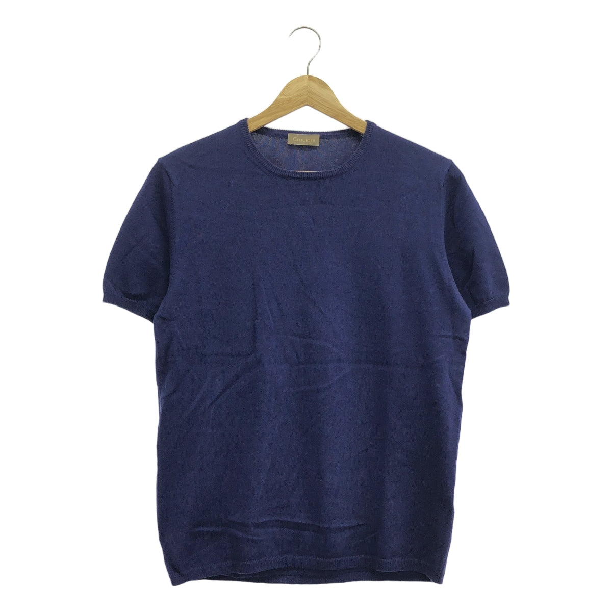 Cruciani / クルチアーニ | コットン クルーネック ニット カットソー | 46 | メンズ