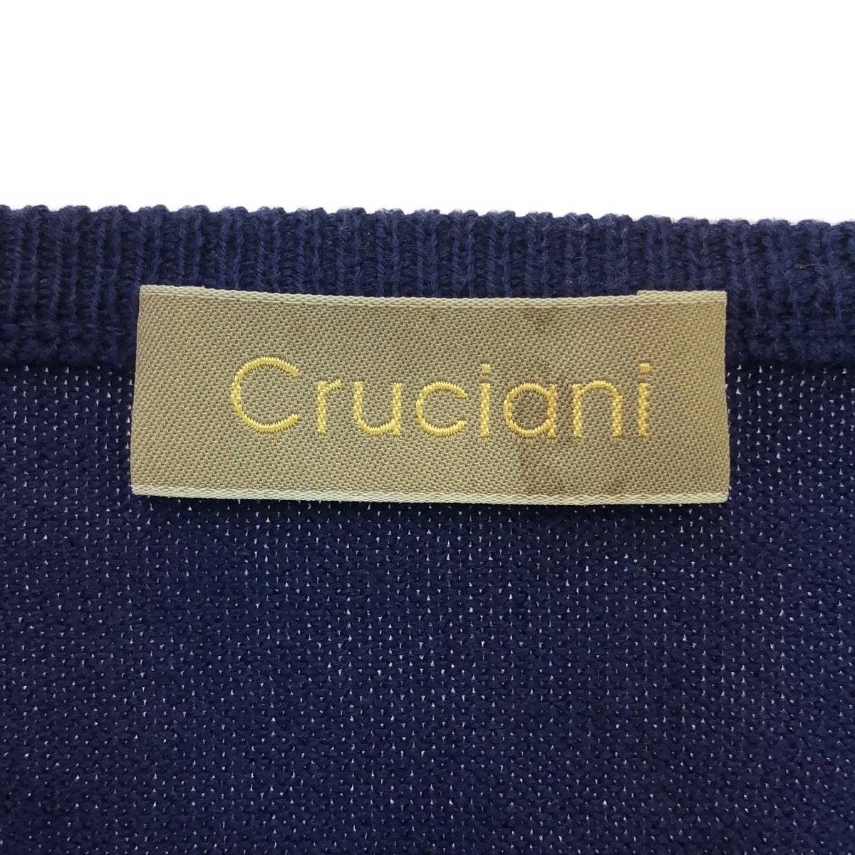 Cruciani / クルチアーニ | コットン クルーネック ニット カットソー | 46 | メンズ