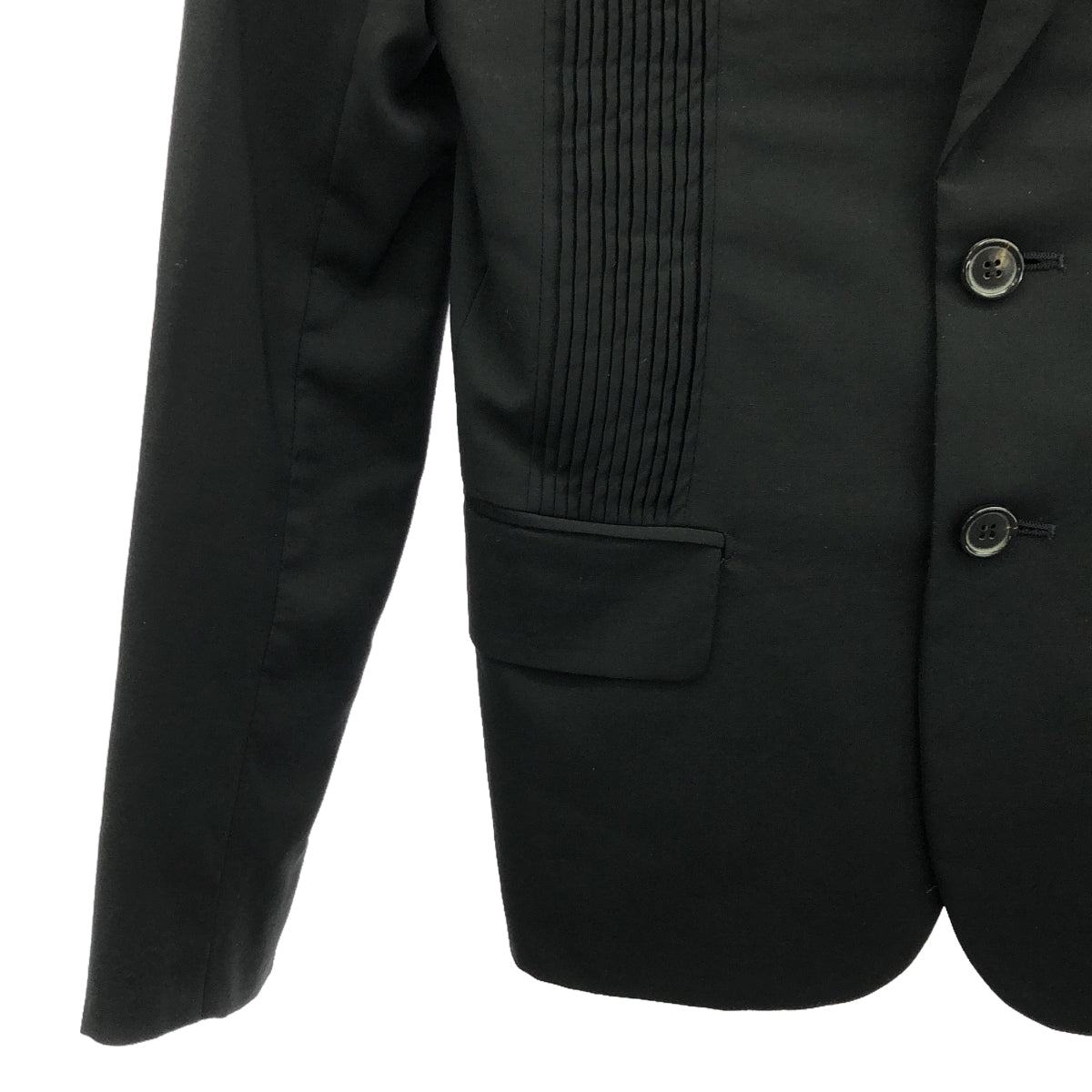 Dior homme / Dior Homme | 2005SS | Eddie's Pleated Tailored Jacket | 42 | Black | Men's