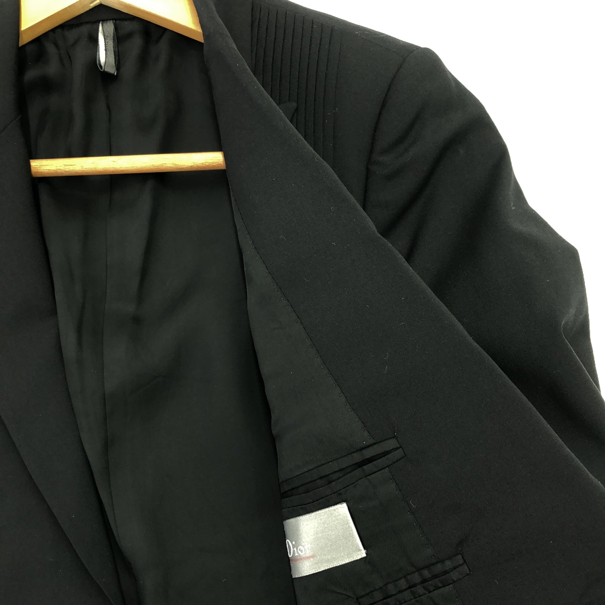 Dior homme / Dior Homme | 2005SS | Eddie's Pleated Tailored Jacket | 42 | Black | Men's