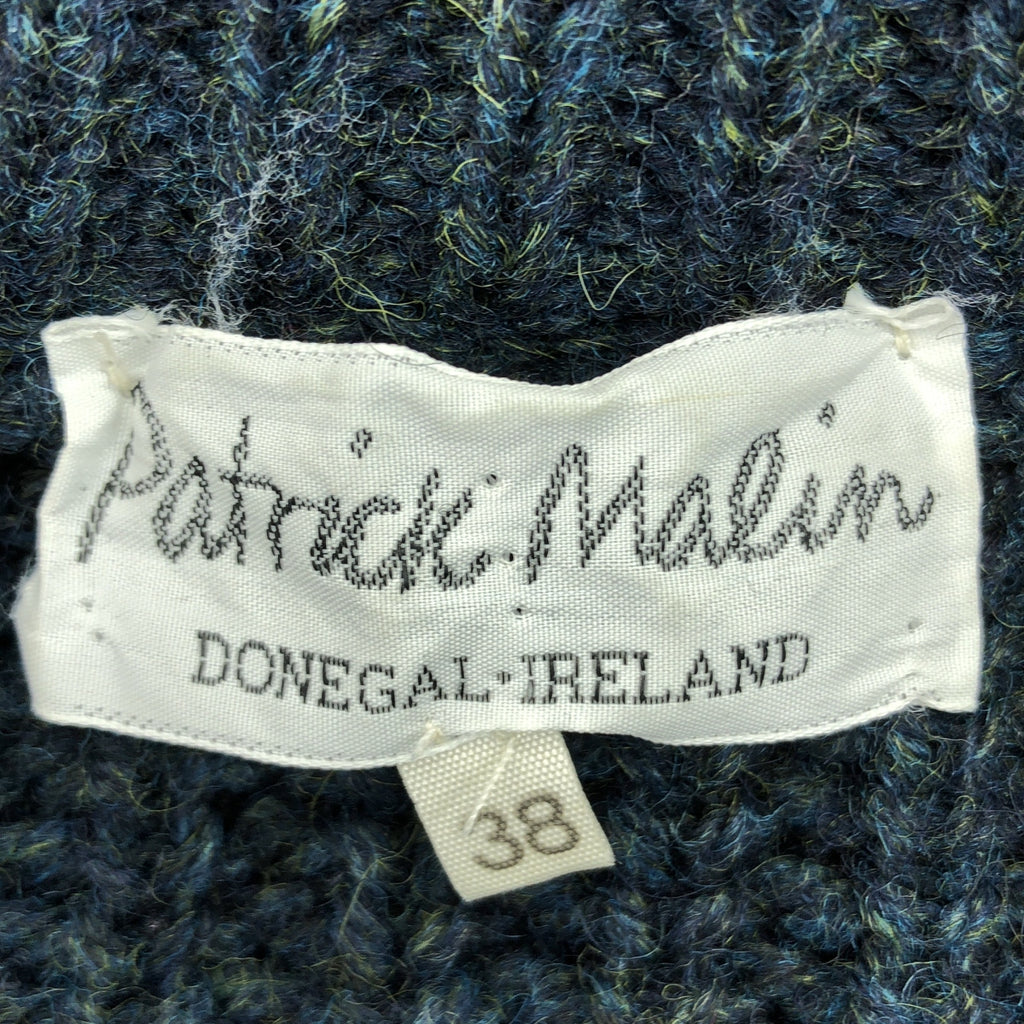 復古 / 復古服飾 | 估計 80-90 年代 PATRICK MALIN / Patrick Marin 雙紐扣羊毛開襟衫 | 38 | 海軍藍 | 女款