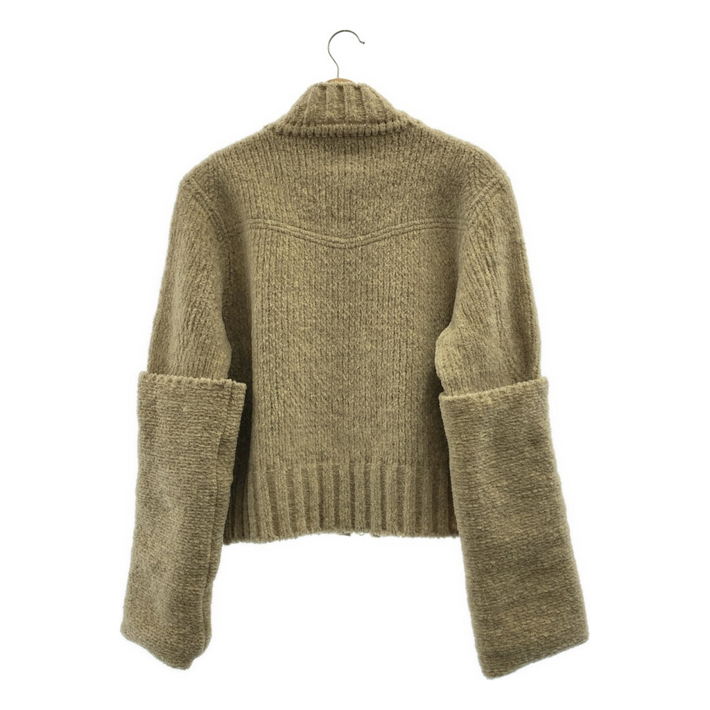 PHOTOCOPIEU / 포토 코퓨 | 울 Zip Up 니트 블루존 재킷 | TU |