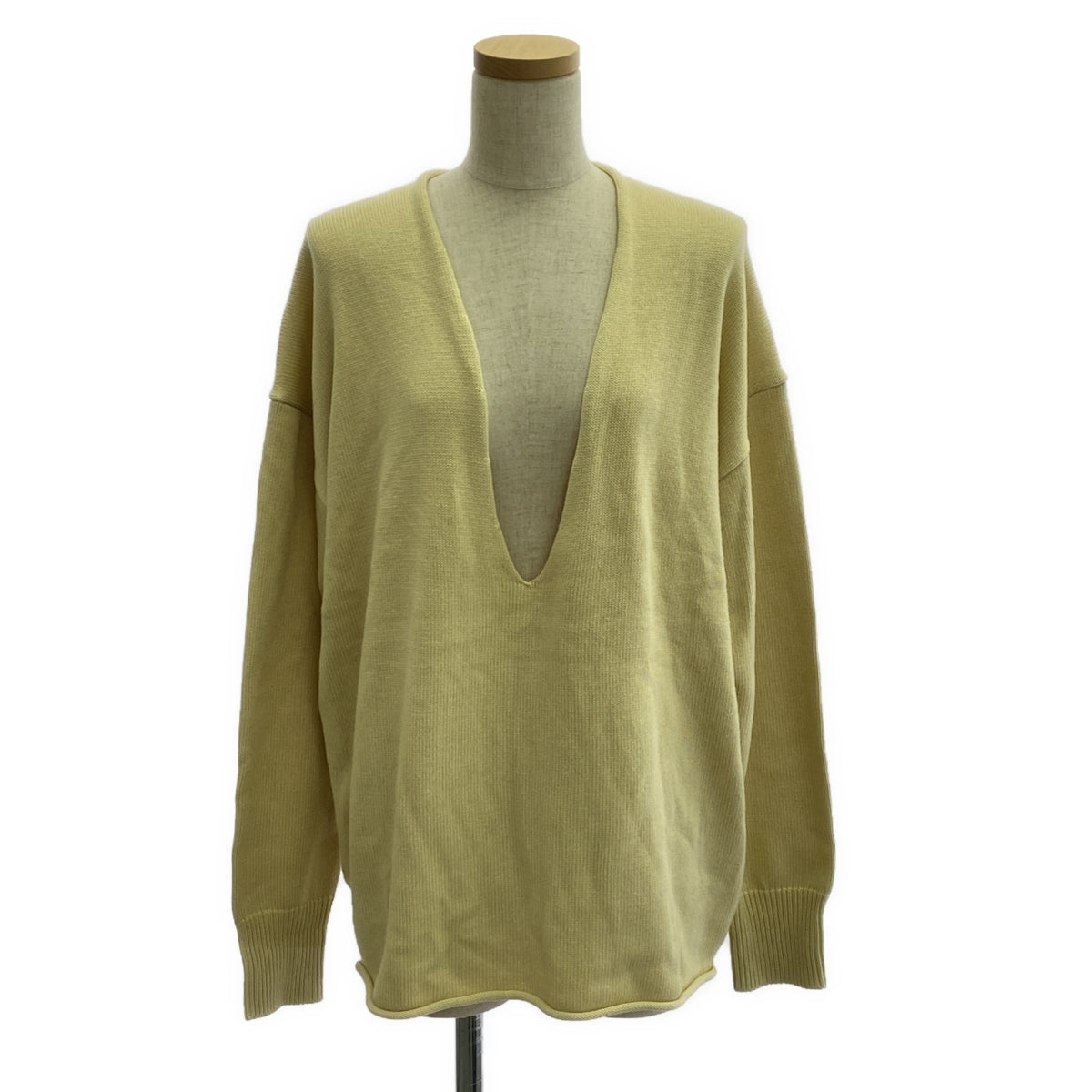 ETRE TOKYO | V領寬鬆針織衫 | F | 米色 | 女款