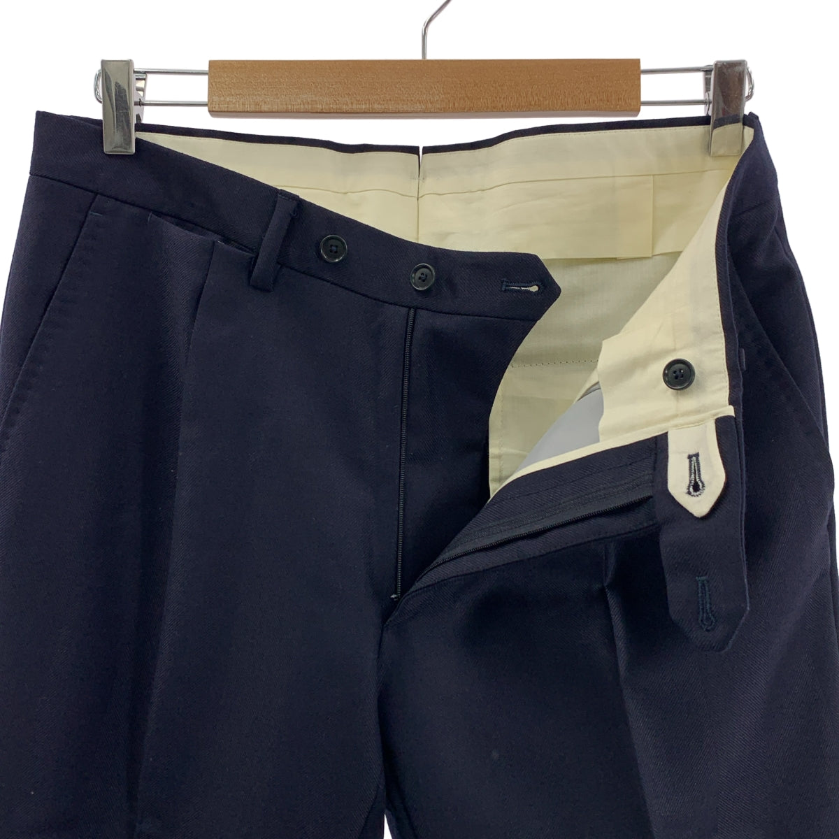 De Petrillo | 男士西裝 | 羊毛與馬海毛混紡大斜紋3B修身西裝外套與西裝褲 | 46碼