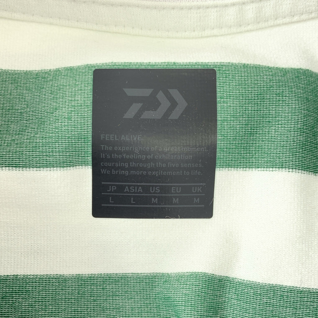 DAIWA PIER39 / 다이와 피어 서틴 나인 | TECH DRAWSTRING BORDER L / S TEE 테크 테두리 롱 슬리브 T 셔츠 | L | 남성