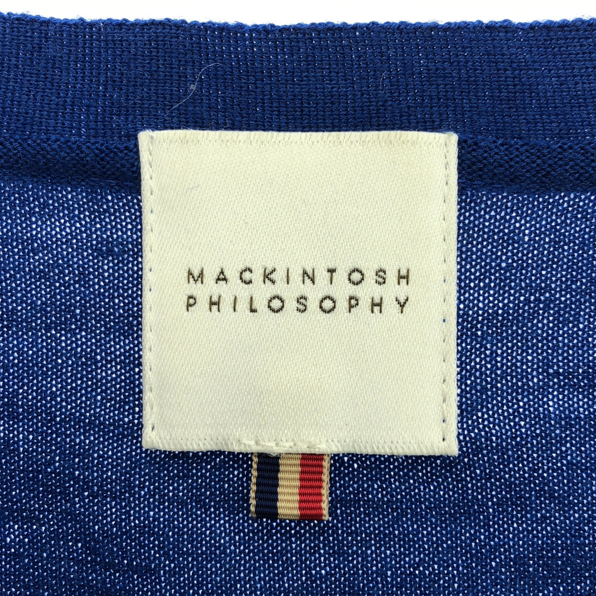 MACKINTOSH PHILOSOPHY | Knitted cardigan | Size 40 | Blue | Men's