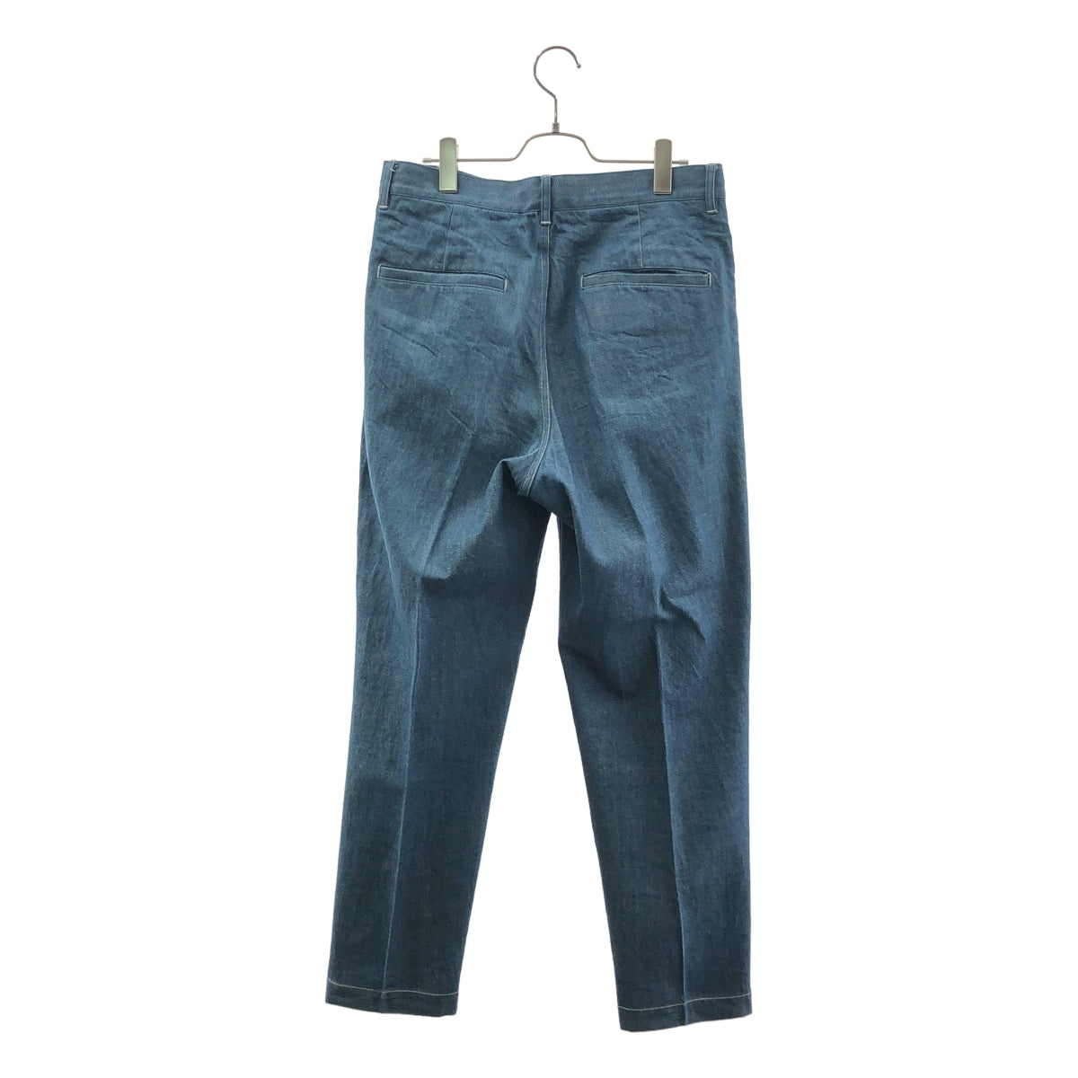 MR.OLIVE / 미스터 올리브 | 주름 와이드 테이퍼드 데님 팬츠 | L | 남성