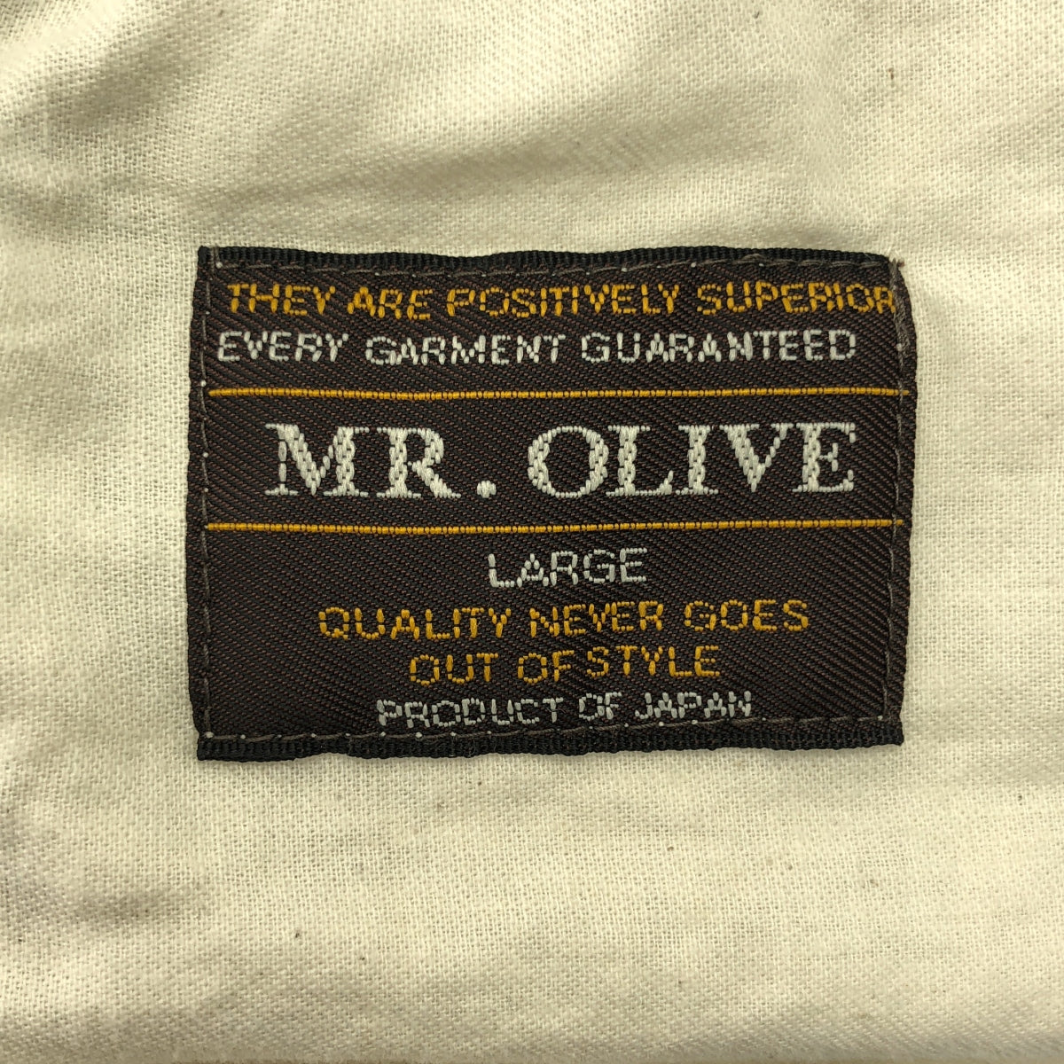 MR.OLIVE / 미스터 올리브 | 주름 와이드 테이퍼드 데님 팬츠 | L | 남성