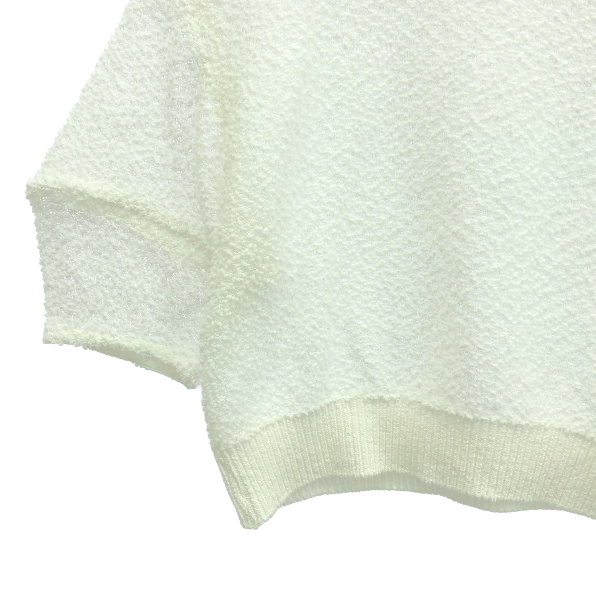 AKIRANAKA | Cropped pullover knit | 2 | White | Women's