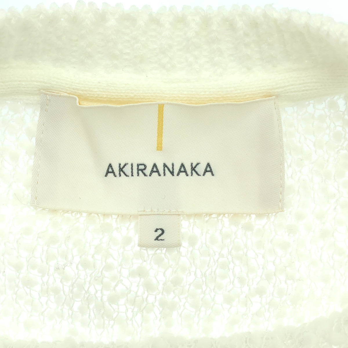 AKIRANAKA | Cropped pullover knit | 2 | White | Women's