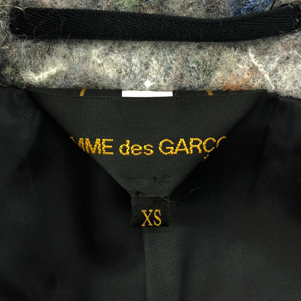 COMME des GARCONS / 컴데 갤슨 | 2012AW | black rose 블랙 장미 / 본딩 오버사이즈 재킷 | XS | 그레이계 | 여성