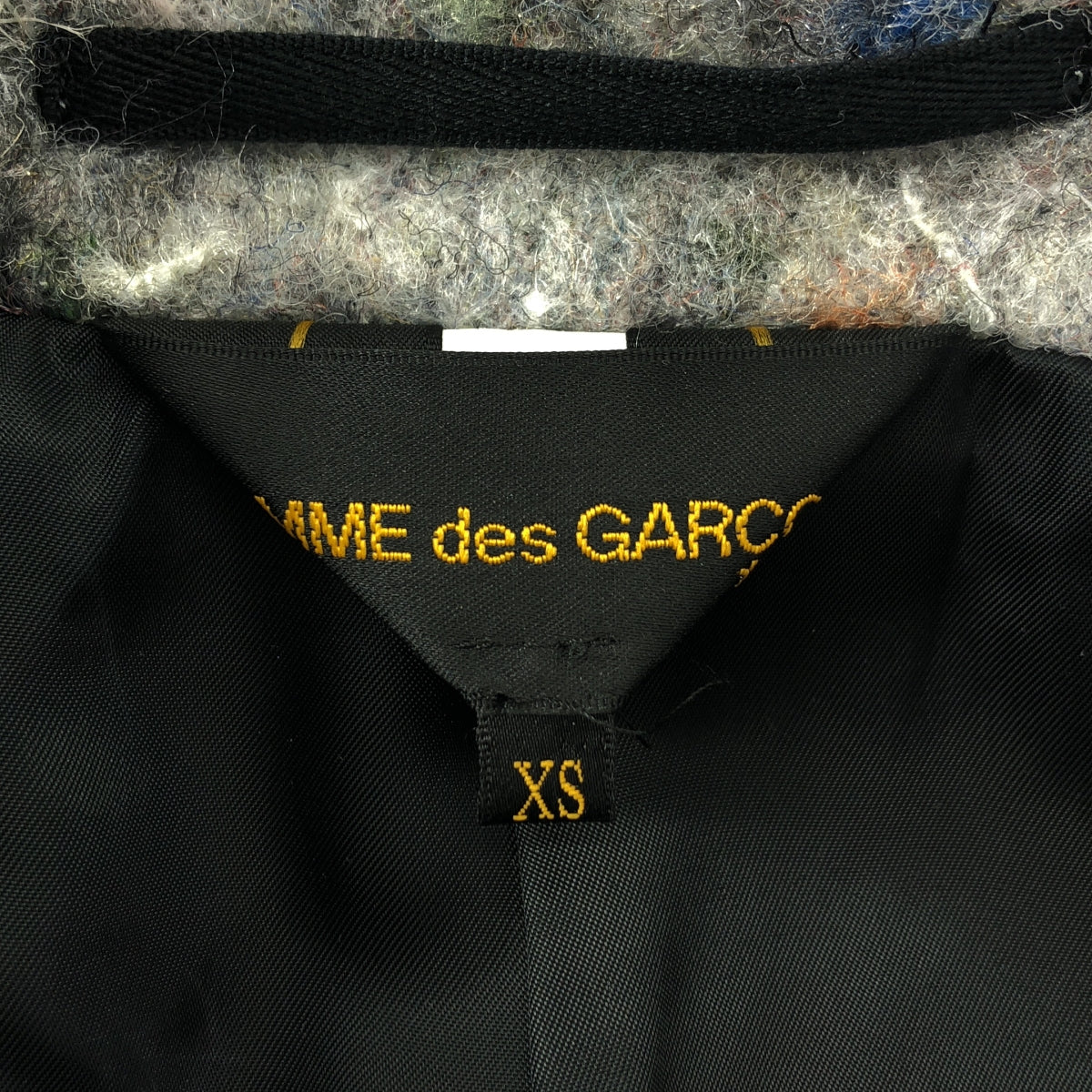 COMME des GARCONS / コムデギャルソン | 2012AW | black rose 黒い薔薇 / ボンディング オーバーサイズ ジャケット | XS | グレー系 | レディース