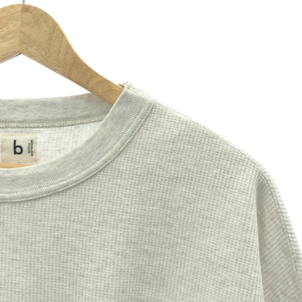 blurhms / ブラームス | Thermal Baseball Tee サーマル ベースボール Tシャツ | 4 | グレー | メンズ