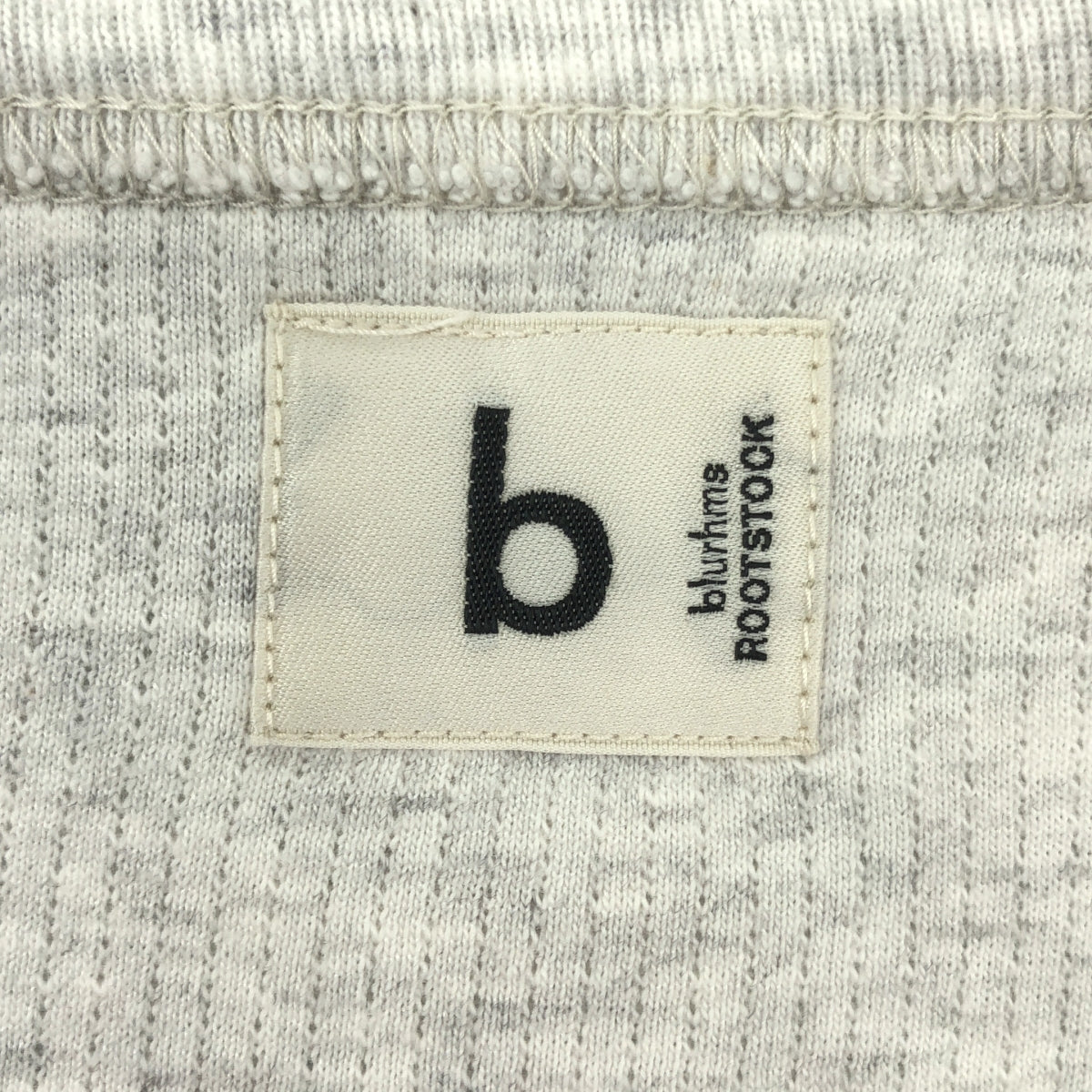 blurhms / ブラームス | Thermal Baseball Tee サーマル ベースボール Tシャツ | 4 | グレー | メンズ