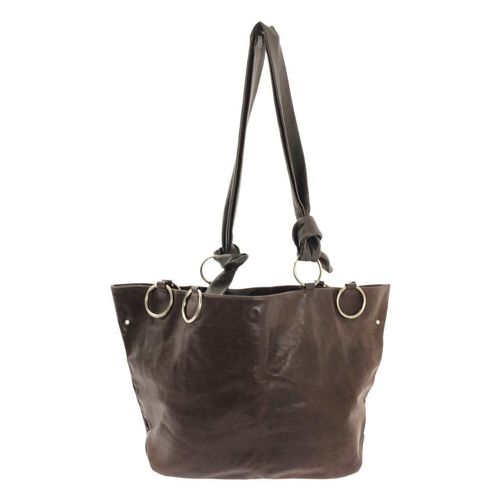 Martin Margiela / 마르탄 마르젤라 | 2000s | 가죽 스트랩 숄더백 | 브라운 | 남성