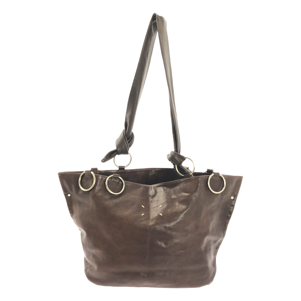 Martin Margiela / 마르탄 마르젤라 | 2000s | 가죽 스트랩 숄더백 | 브라운 | 남성