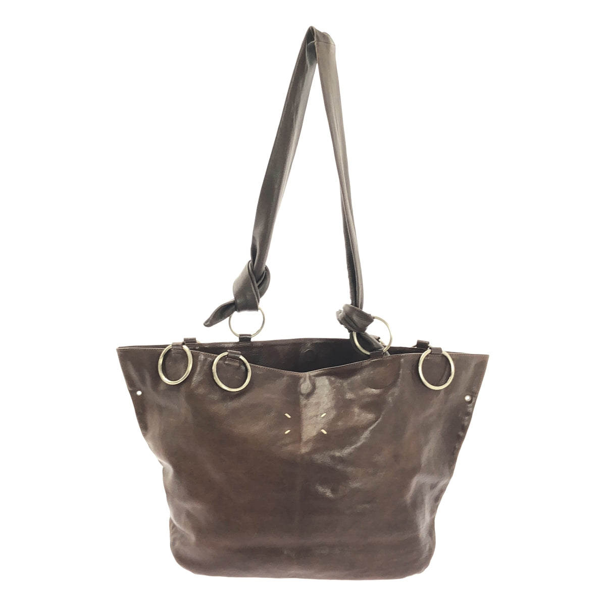 Martin Margiela / 마르탄 마르젤라 | 2000s | 가죽 스트랩 숄더백 | 브라운 | 남성