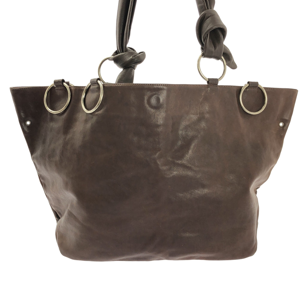 Martin Margiela / 마르탄 마르젤라 | 2000s | 가죽 스트랩 숄더백 | 브라운 | 남성