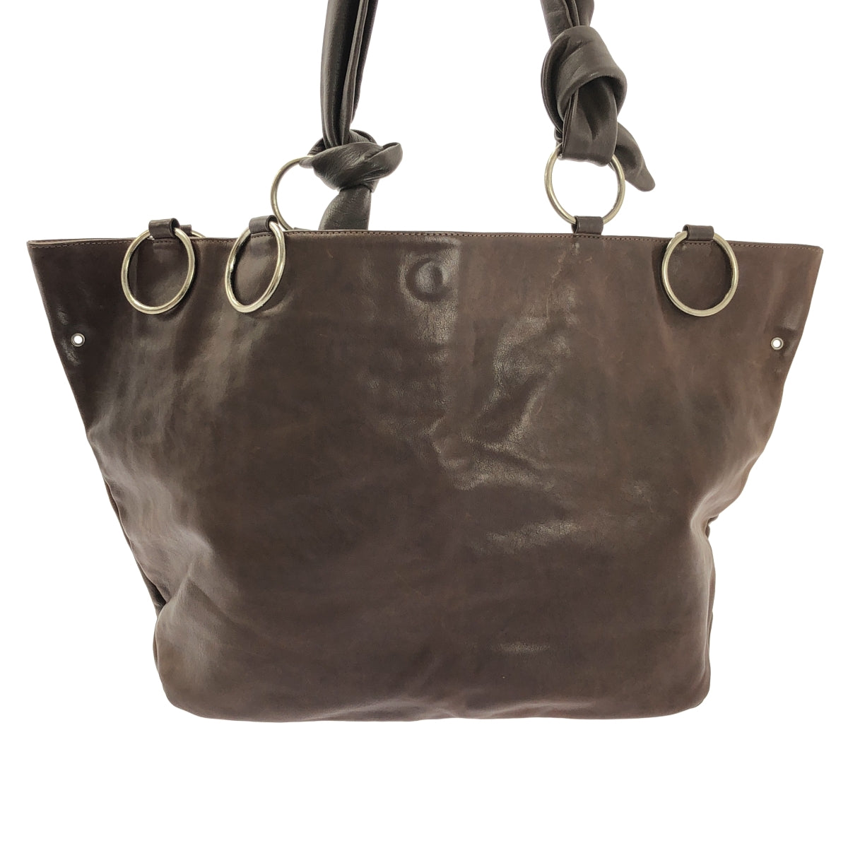 Martin Margiela / 마르탄 마르젤라 | 2000s | 가죽 스트랩 숄더백 | 브라운 | 남성